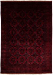 turkmen afghan rug