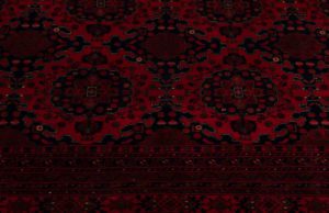 turkmen afghan rug