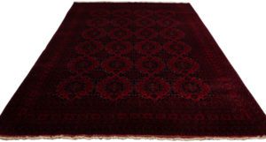 turkmen afghan rug