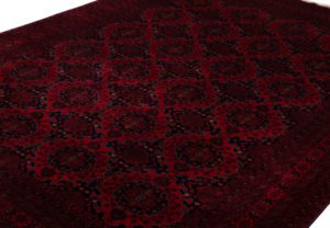 turkmen afghan rug