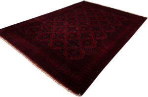 turkmen afghan rug