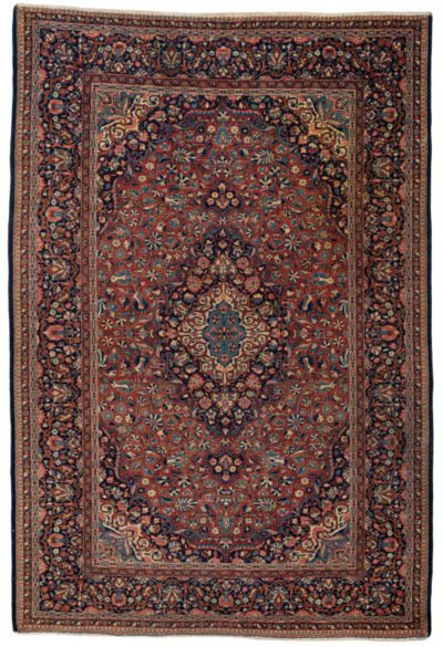 antique kashan rug