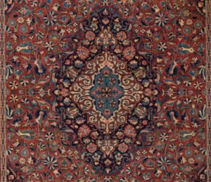 antique kashan rug