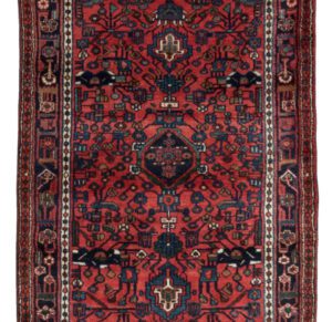 antique persian mehraban runner rug