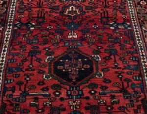 antique persian mehraban runner rug