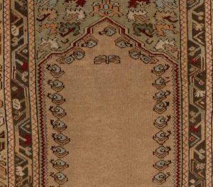 antique turkish ladik rug