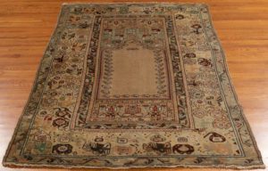 antique turkish ladik rug