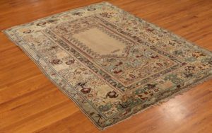 antique turkish ladik rug