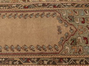 antique turkish ladik rug