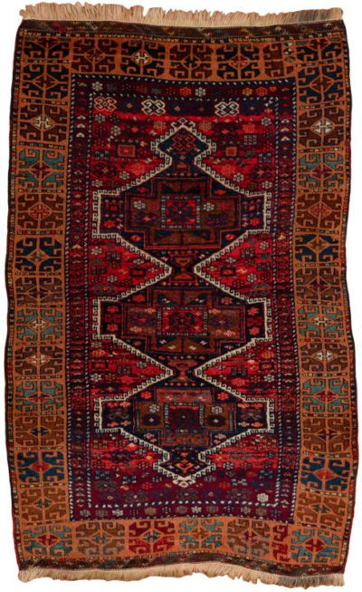 antique turkish yoruk rug