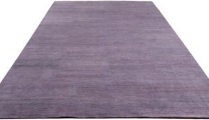 modern purple tweed rug