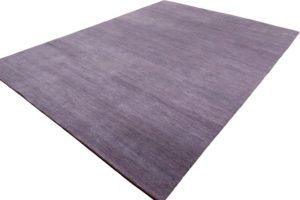 modern purple tweed rug
