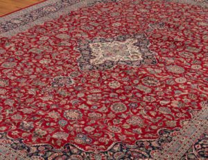 kashan wool rug