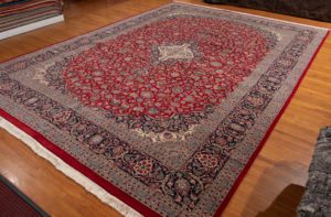 kashan wool rug