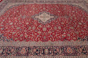 kashan wool rug