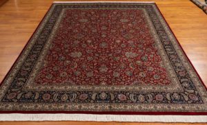 kashan wool rug