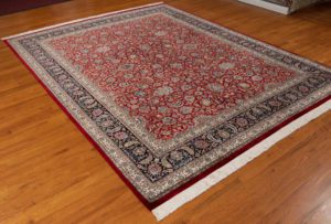 kashan wool rug