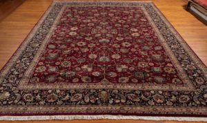 kashan wool rug