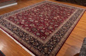 kashan wool rug