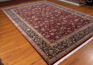 kashan wool rug