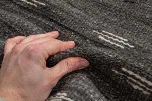 merino wool flatweave rug