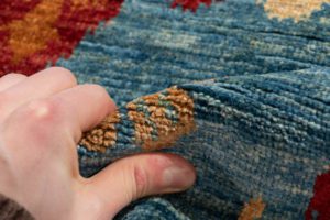 ikat contemporary wool rug