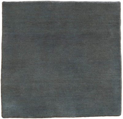 Essential Wool Knotted Modern Slate Blue Rug