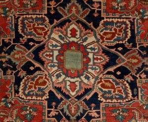 antique serapi rug
