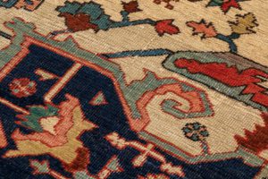 antique serapi rug