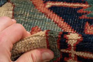 antique serapi rug