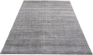 hand loomed viscose wool rug