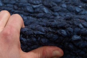 contemporary wool mohair rug