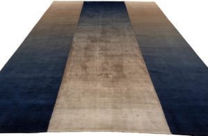 modern silk wool rug