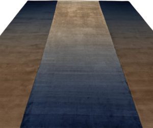modern silk wool rug