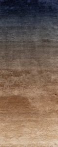 modern silk navy bronze rug