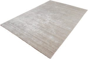 hand loomed viscose wool cotton rug