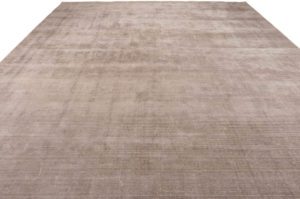 hand loomed viscose wool cotton rug