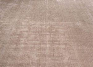 hand loomed viscose wool cotton rug
