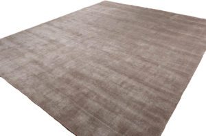 hand loomed viscose wool cotton rug