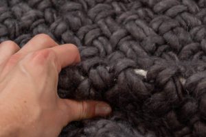 modern mohair blend rug