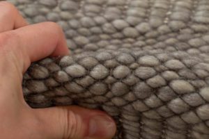 modern mohair blend rug