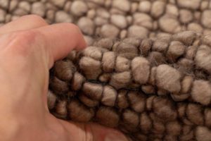 modern mohair blend rug