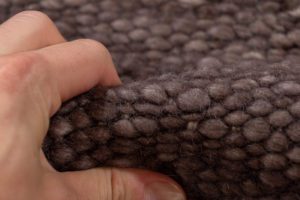 modern mohair blend rug