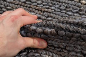 modern jute and wool rug