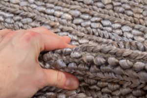 modern jute and wool rug