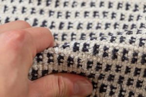 modern silk wool rug