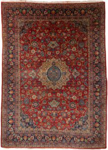 antique kashan rug