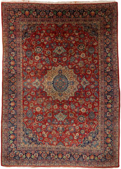 antique kashan rug
