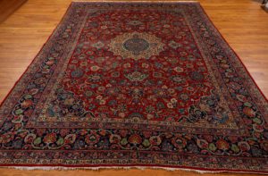 antique kashan rug