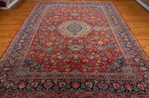 antique kashan rug